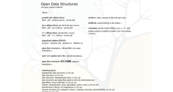 Desktop Screenshot of opendatastructures.org