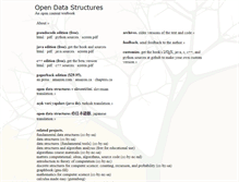 Tablet Screenshot of opendatastructures.org